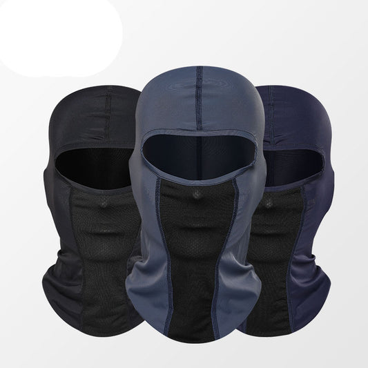 our breathable moto mask