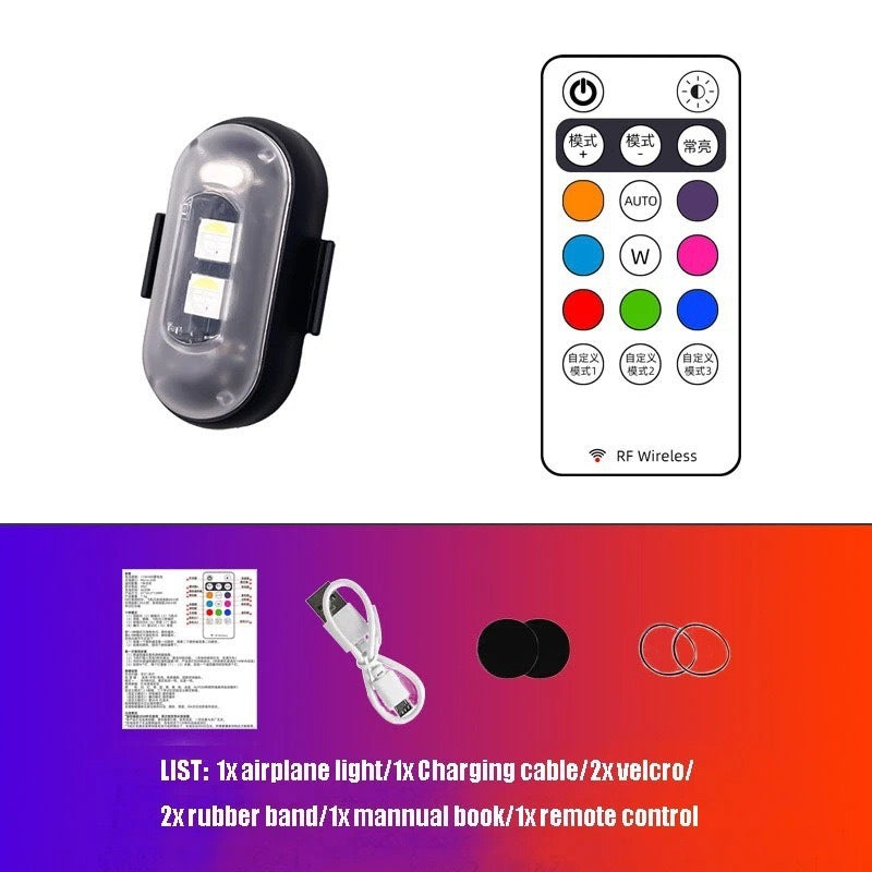 אור LED Strobe אלחוטי - נטענת ונשלטת מרחוק!